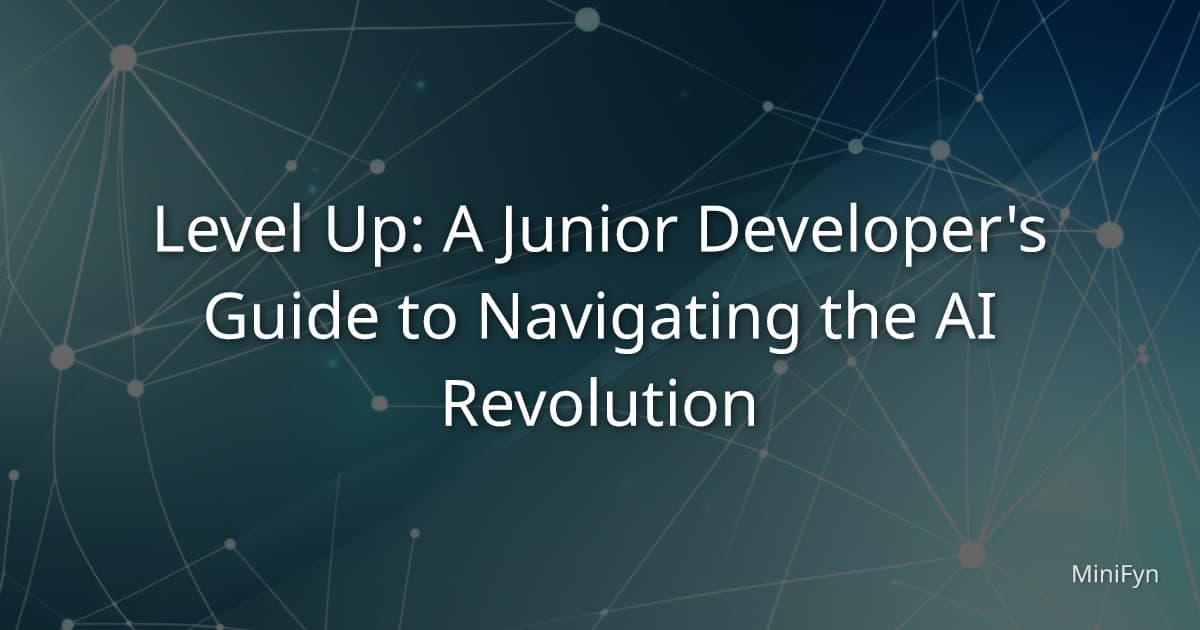 Essential Tips for Junior Developers to Succeed in AI